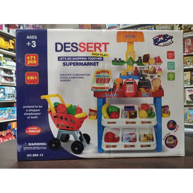 Set supermarket cu accesorii 